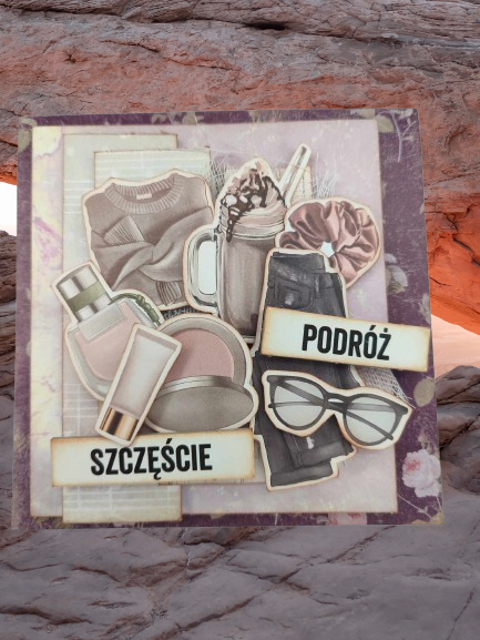 Kartki motywacyjne z duszą: SZCZĘŚCIE PODRÓŻ